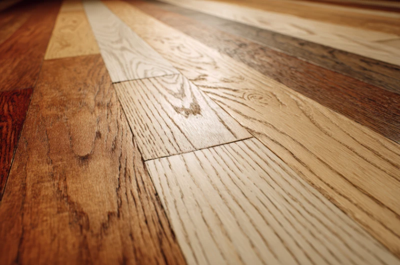 Hickory hardwood flooring is excellent choice for high trafic areas.