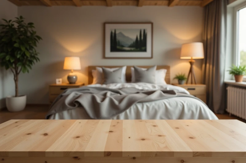 Hard Maple table top with beautiful natural grain.